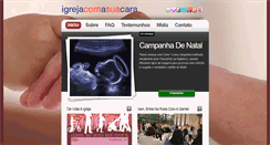 Desktop Screenshot of igrejacomasuacara.ieab.org.br
